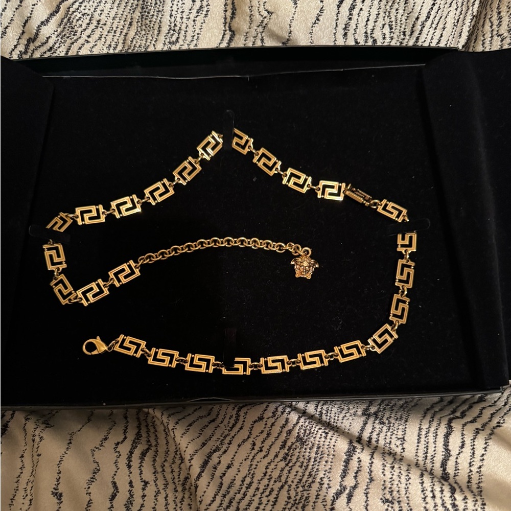 Versace Greca Goddess Chain Belt